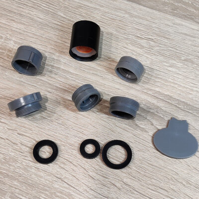 Lanfey CH-001 Black + adapters