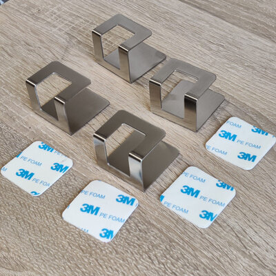 IWConcept Sponge Rack L-50 Silver 4pcs