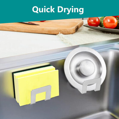 IWConcept Sponge Rack L-50 Silver 1pcs