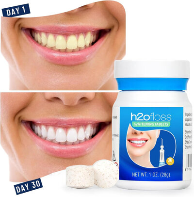 H2ofloss Whitening Tabletes + Adapter