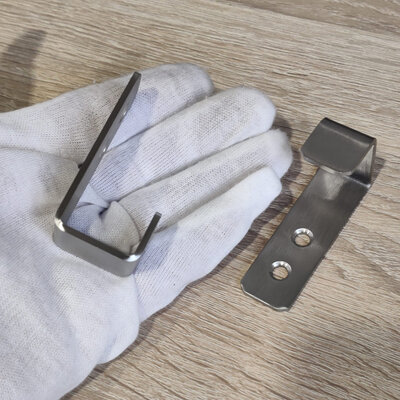 Disfact L-hook 2pcs Silver