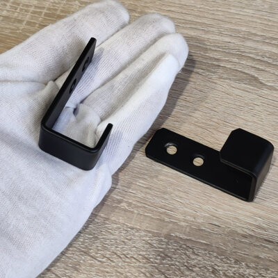 Disfact L-hook 2pcs Black