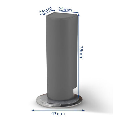 Langsa L-75 Door Stopper Gray