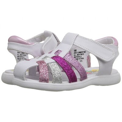 Rachel Kids Summertime 20 (White/Multi Glitter)