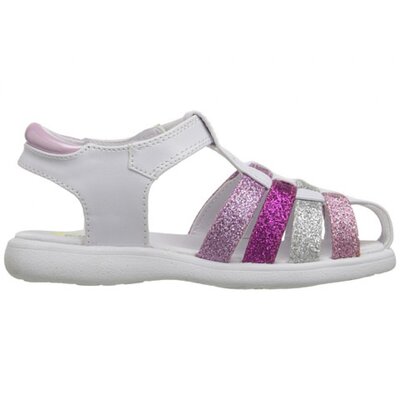 Rachel Kids Summertime 20 (White/Multi Glitter)