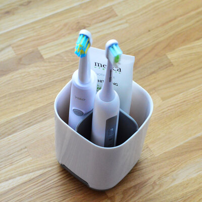 EasyStore Toothbrush Caddy S-size Gray