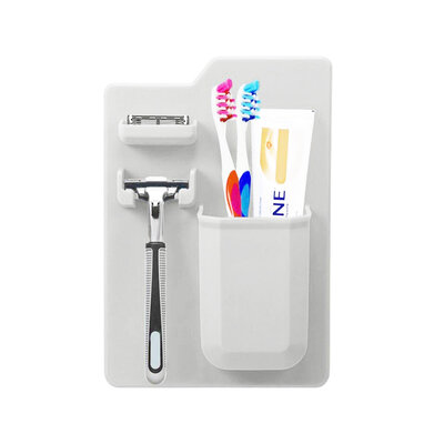 J-MART Mighty Toothbrush Holder 1031 Gray