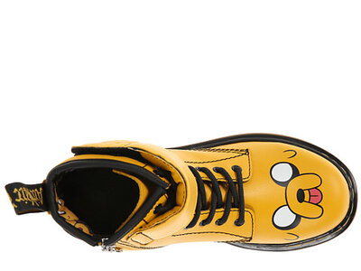 Dr. Martens Kid's Collection Adventure Time Jake D 32 (Yellow Softy T)