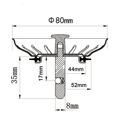 IwConcept PSS5 D80 304 Steel