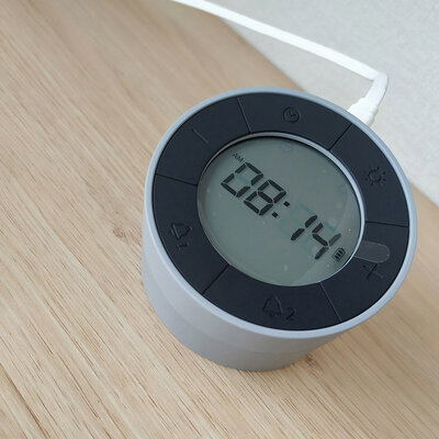 MUID Clock Night Light (FZ-01) Grey